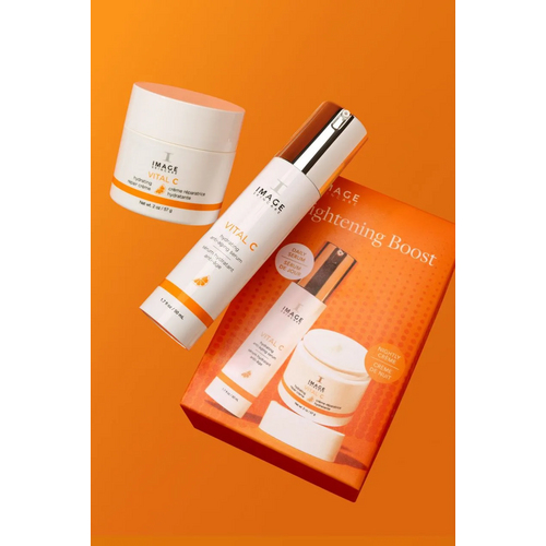 Подарочный набор BRIGHTENING BOOST SYSTEM 2026 INTERNATIONAL, IMAGE SKINCARE, устранение раздражений, укрепление стенок капилляров