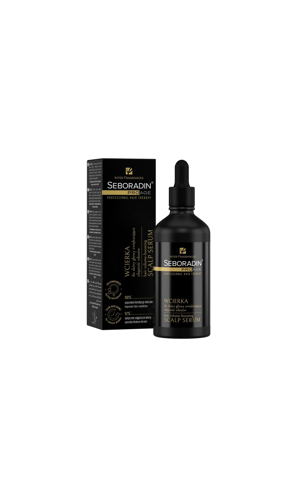 Антивозрастная сыворотка PRO AGE для объема тонких волос / Hair volume-boosting scalp serum 100 мл, фото 1