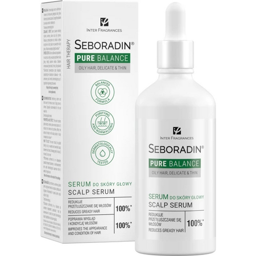 Сыворотка Seboradin PURE BALANCE балансирующая / Seboradin PURE BALANCE Scalp serum 100 мл, SEBORADIN, объем, себорегуляция