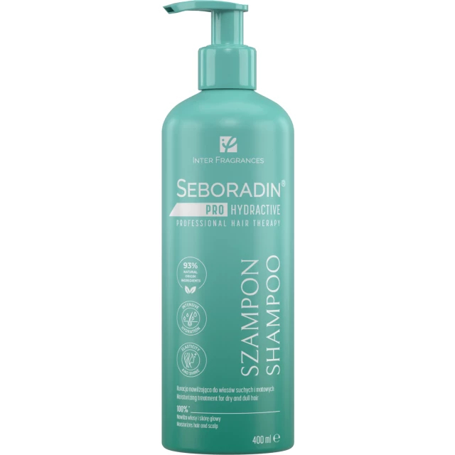 Шампунь увлажняющий для волос Seboradin PRO HYDRACTIVE / PRO HYDRACTIVE Shampoo 400, SEBORADIN, укрепление структуры волос, стимуляция роста, фото 1